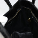 CHANEL Matelasse Reprint Tote Bag Patent leather Black Gold CC Auth bs34512A-19