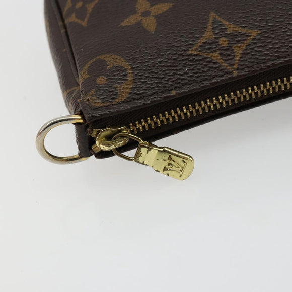 LOUIS VUITTON Monogram Mini Pochette Accessoires Pouch M58009 LV Auth bs34518