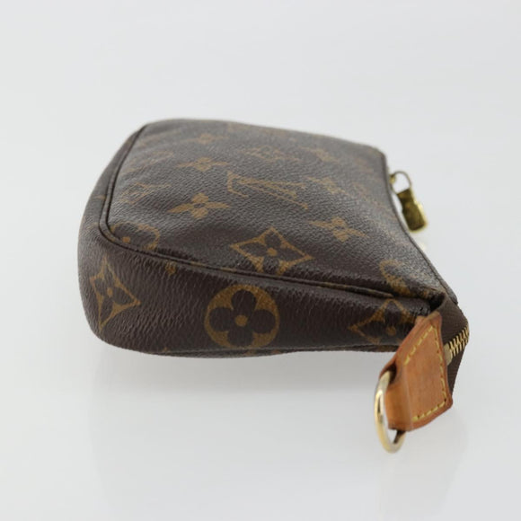 LOUIS VUITTON Monogram Mini Pochette Accessoires Pouch M58009 LV Auth bs34518