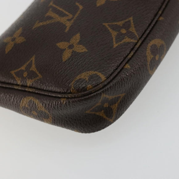 LOUIS VUITTON Monogram Mini Pochette Accessoires Pouch M58009 LV Auth bs34518