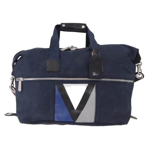 LOUIS VUITTON LV Cup Jenker Boston Bag 2way Navy M80703 LV Auth bs34519