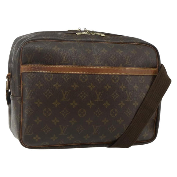 LOUIS VUITTON Monogram Reporter GM Shoulder Bag M45252 LV Auth bs34520