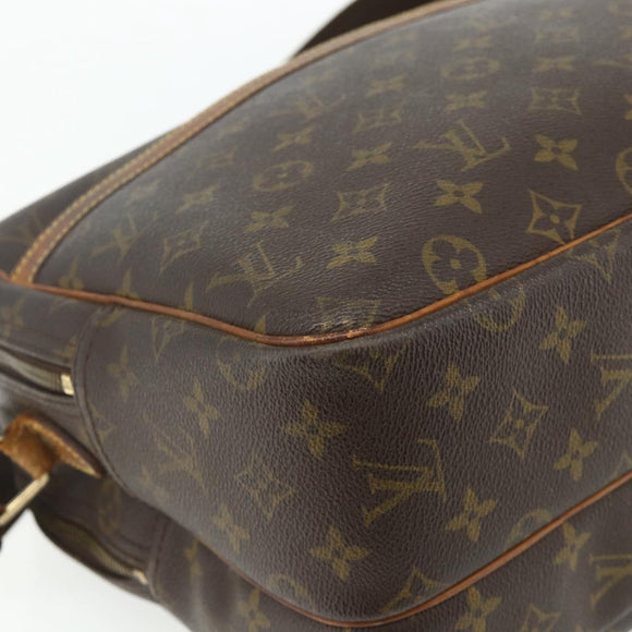 LOUIS VUITTON Monogram Reporter GM Shoulder Bag M45252 LV Auth bs34520
