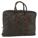 LOUIS VUITTON Monogram Porte Documents Voyage Business Bag M53361 Auth bs34521-1