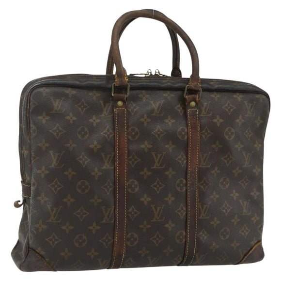 LOUIS VUITTON Monogram Porte Documents Voyage Business Bag M53361 Auth bs34521