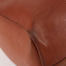 LOUIS VUITTON Epi Keepall 45 Boston Bag Brown M42978 LV Auth bs34522-15