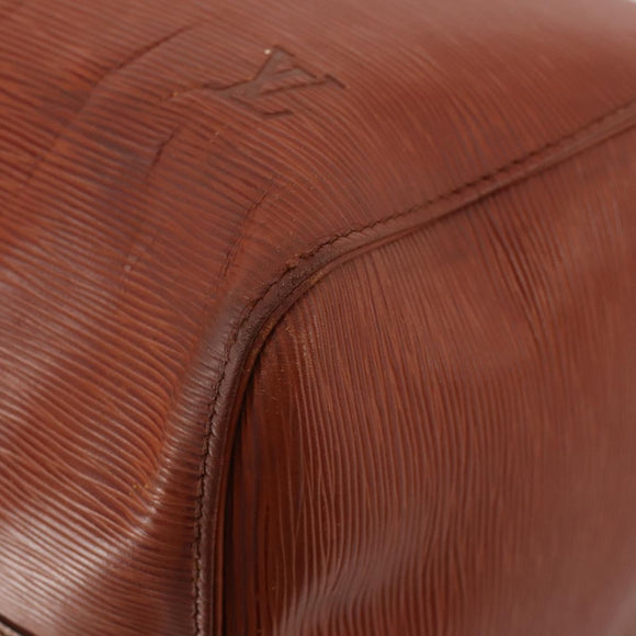LOUIS VUITTON Epi Keepall 45 Boston Bag Brown M42978 LV Auth bs34522