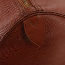LOUIS VUITTON Epi Keepall 45 Boston Bag Brown M42978 LV Auth bs34522-19