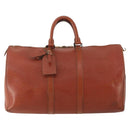 LOUIS VUITTON Epi Keepall 45 Boston Bag Brown M42978 LV Auth bs34522-13