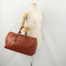 LOUIS VUITTON Epi Keepall 45 Boston Bag Brown M42978 LV Auth bs34522-23