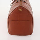 LOUIS VUITTON Epi Keepall 45 Boston Bag Brown M42978 LV Auth bs34522-3