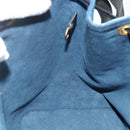 LOUIS VUITTON Epi Petit Noe Shoulder Bag Bicolor Black Blue M44152 Auth bs34523-18