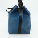 LOUIS VUITTON Epi Petit Noe Shoulder Bag Bicolor Black Blue M44152 Auth bs34523-4