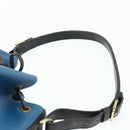 LOUIS VUITTON Epi Petit Noe Shoulder Bag Bicolor Black Blue M44152 Auth bs34523-8
