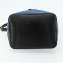 LOUIS VUITTON Epi Petit Noe Shoulder Bag Bicolor Black Blue M44152 Auth bs34523-5
