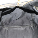 FENDI Pecan Canvas Boston Bag PVC 2way Brown Black Auth bs34526-21
