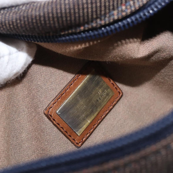 FENDI Gürteltasche Canvas Braun Auth bs34529