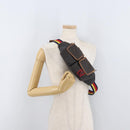 FENDI Gürteltasche Canvas Braun Auth bs34529-22