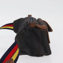 FENDI Gürteltasche Canvas Braun Auth bs34529-4