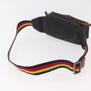 FENDI Gürteltasche Canvas Braun Auth bs34529-7