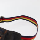 FENDI Gürteltasche Canvas Braun Auth bs34529-8