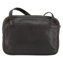 LOEWE Anagram Shoulder Bag Leather Brown Gold Auth bs34530-2