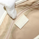 GUCCI Jackie Shoulder Bag Coated Canvas Beige Silver 001 3735 Auth bs34532-17