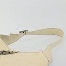 GUCCI Jackie Shoulder Bag Coated Canvas Beige Silver 001 3735 Auth bs34532-8