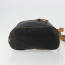 Christian Dior Purse Shoulder Bag Leather Black Gold Auth bs34533-9