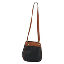 BOTTEGA VENETA Shoulder Bag PVC Leather Black Gold Auth bs34534-13