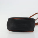 BOTTEGA VENETA Shoulder Bag PVC Leather Black Gold Auth bs34534-5