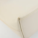 GUCCI Jackie Shoulder Bag Leather White Silver 001 3875 Auth bs34535-11