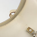 GUCCI Jackie Shoulder Bag Leather White Silver 001 3875 Auth bs34535-15