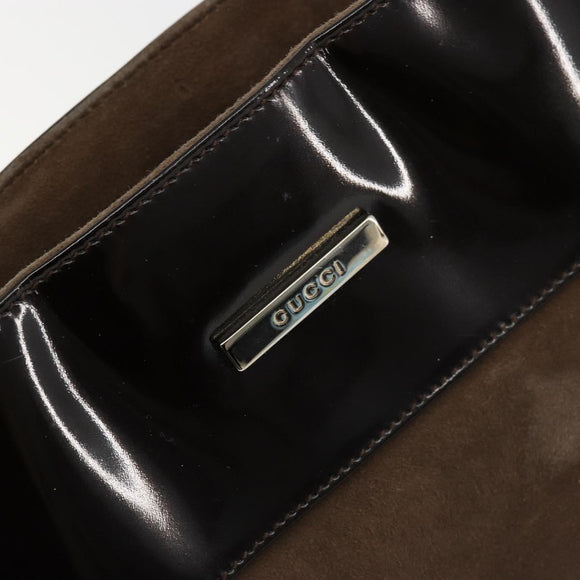 GUCCI Shoulder Bag Suede Brown 000 1013 0555 Auth bs34539