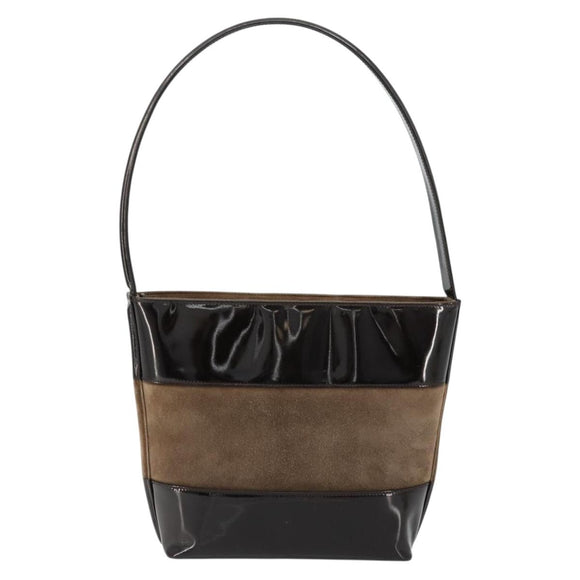 GUCCI Shoulder Bag Suede Brown 000 1013 0555 Auth bs34539
