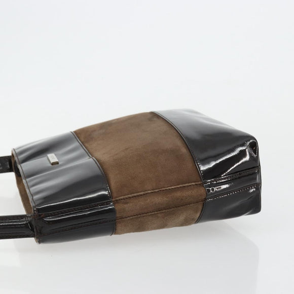 GUCCI Shoulder Bag Suede Brown 000 1013 0555 Auth bs34539
