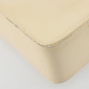 CHANEL Tote Bag Patent leather Ivory Gold CC Auth bs34540-16