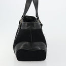 BURBERRY Blue Label Hand Bag Canvas Black Auth bs34542-3