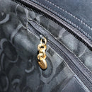 Salvatore Ferragamo Vala Tote Bag Canvas Black Gold Auth bs34543-20