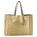 BOTTEGA VENETA INTRECCIATO Tote Bag Leather Gold Auth bs34545-13