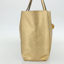BOTTEGA VENETA INTRECCIATO Tote Bag Leather Gold Auth bs34545-3