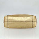 BOTTEGA VENETA INTRECCIATO Tote Bag Leather Gold Auth bs34545-5