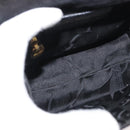 Salvatore Ferragamo Vala Hand Bag Patent leather 2way Black Gold Auth bs34547-19