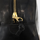 CHANEL Clutch Bag Patent leather Black Gold CC Auth bs34548-13