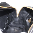 CHANEL Clutch Bag Patent leather Black Gold CC Auth bs34548-17