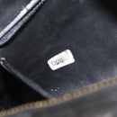 CHANEL Clutch Bag Patent leather Black Gold CC Auth bs34548-20