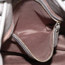 Jimmy Choo Tote Bag Leather Gray Gold Auth bs34549-21