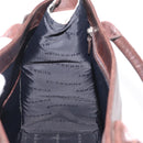BURBERRY Nova Check Tote Bag Canvas Leather 2way Beige Silver Auth bs34550-20