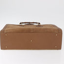 GUCCI Bamboo Tote Bag Suede Leather Brown Gold 002 1186 0259 Auth bs34551-6