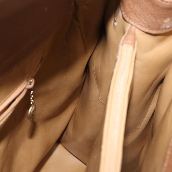 GUCCI Bamboo Tote Bag Suede Leather Brown Gold 002 1186 0259 Auth bs34551